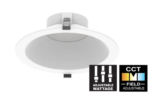 Aleo Lighting EDL-4LE-UX/9CT – Commercial Downlight, 4", 6W / 9W / 12W, 2700K / 3000K / 3500K / 4000K / 5000K