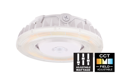 Aleo Lighting RPC-55UX/CT G2 (SR/RC) – Round LED Parking Garage Canopy, 32W / 36W / 40W / 48W / 55W, 3500K / 4000K / 5000K