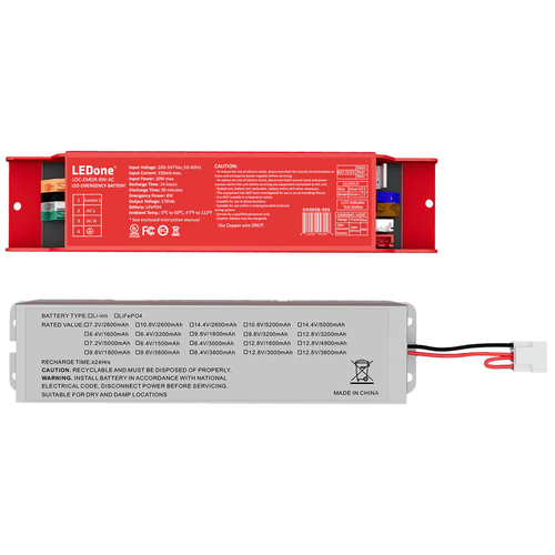 LEDone LOC-EMDR-8W-AC Emergency Battery Driver