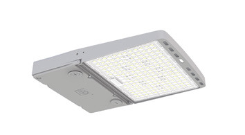 ASD LED Area Light with Q-base and Photocell NEOX series 200/240/300W 200-480V 0-10V Dimmable 200Lm/W 3000/4000/5000K White UL DLC Premium