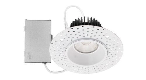 ASD LED Trimless Downlight Round 4inch 15W 120V TRIAC 2700/3000/3500/4000/5000K White ETL 4pack