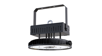 ASD LED UFO High Bay with Q-base NEOX Series 300/400/500W 200-480V 0-10V Dimmable 200Lm/W 3000/4000/5000K with 4ft cord Black UL DLC Premium