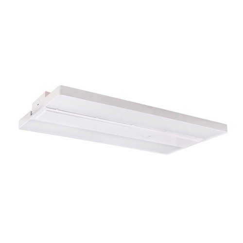 Eiko LH1 Linear High Bay, PowerSet 320/300/280/260W, 4000K, 120-277V, Dimming, LED lighting fixture for commercial or industrial spaces.