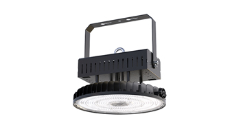 ASD LED UFO High Bay with Q-base STANDARD Series 300/400/500W 200-480V 0-10V Dimmable 170Lm/W 3000/4000/5000K with 4ft cord Black UL DLC Premium