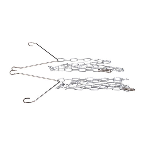 Eiko LH1 and LHS1 V-Hook & Chain Kit, 3.3ft, stainless steel safety chains with hooks, used for secure hanging and support in industrial or emergency applications.