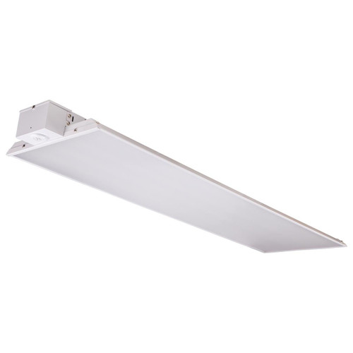 Eiko LHS1 Linear High Bay 240/220/200/180W 40/50K 120-347V 0-10V DIM, modern LED linear high bay light for industrial or commercial lighting applications.