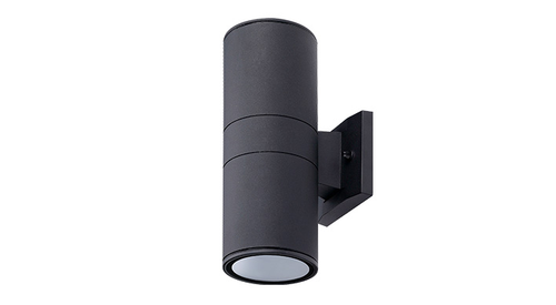 ASD LED Round 2-sides Outdoor Wall Cylinder 18W 120-277V Triac 3000/4000/5000K Black ETL