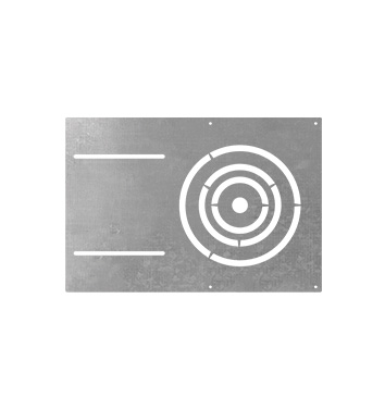 ASD New Construction Flat Mounting Plate with an Asymmetric Round Holes 3-4-6inch 6pack