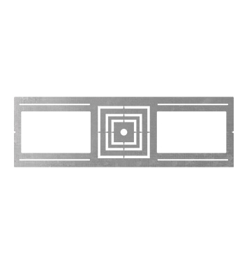 ASD New Construction Flat Mounting Plate with a Symmetric Square Holes 3-4-6inch 6pack