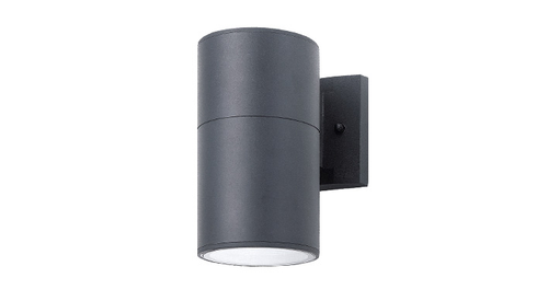ASD Bulb Round 1-side Outdoor Wall Cylinder 1xE26 60W 120V Black ETL