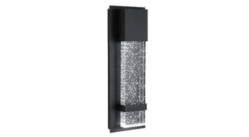 ASD LED Bubble Glass Outdoor Wall Sconce 13inch 12W 120V Triac 3000/4000/5000K Black ETL