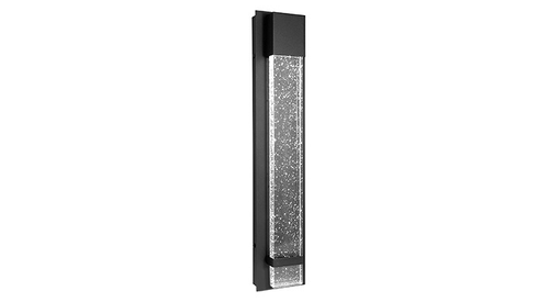 ASD LED Bubble Glass Outdoor Wall Sconce 24inch 20W 120-277V Triac 3000/4000/5000K Black ETL
