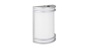 ASD LED Outdoor Wall Sconce with Photocell 10inch 15W 120-277V Non-Dimmable 3000/4000/5000K Nickel ETL