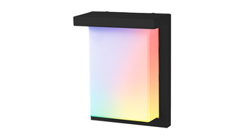 ASD LED Smart RGBW Outdoor Wall Sconce 8inch 12W 120-277V 2700-6500K APP Control Black ETL