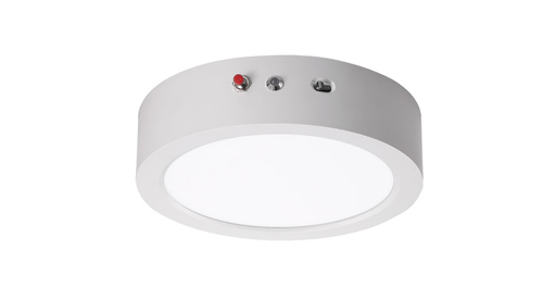 ASD LED Edge-Lit Round Panel with 6W Battery Back-up 7inch 15W 120V Triac 2700/3000/4000/5000/6000K White ETL