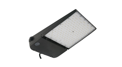 ASD LED Area Light 200W 120-277V 0-10V Dimmable 150Lm/W 5000K with Photocell Bronze UL DLC Premium