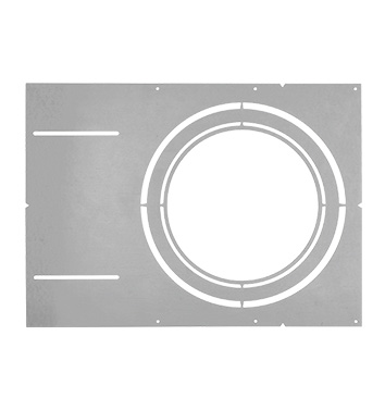 ASD New Construction Flat Mounting Plate with an Asymmetric Round Holes 8-10-12inch 6pack