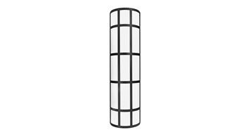 ASD LED Outdoor Wall Sconce with Grid 24inch 25W 120-277V 0-10V Dimmable 3000/4000/5000K Black ETL