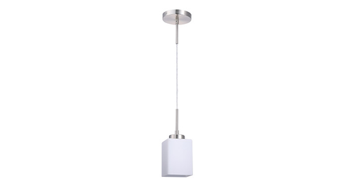 ASD Mini-Pendant 1xE26 60W 120V Satin Nickel ETL