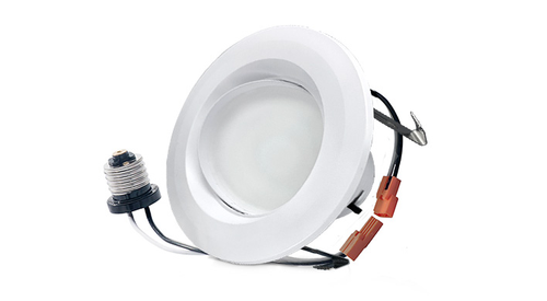 ASD LED Round Gimbal Downlight Retrofit Kit 4inch 10W 120V 2700/3000/3500/4000/5000K Dimmable White ETL
