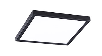 ASD LED Edge Lit Panel Square 9inch 18W 120V Triac 3000/4000/5000K Black ETL 6pack