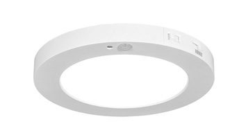 ASD LED Edge-Lit Round Panel with Motion Sensor 7inch 15W 120V Non-Dimmable 2700/3000/4000/5000/6000K White ETL