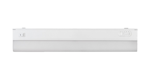 ASD LED Under Cabinet Bullnose 18inch 10W 120V TRIAC 2700/3000/3500/4000/5000K Hardwired with ON/OFF Switch White ETL 2pack