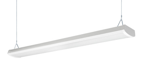 ASD LED Wrap Fixture 4ft 32/40/48W 120-277V 0-10V Dimmable 120Lm/W 3500/4000/5000K White UL DLC Standard