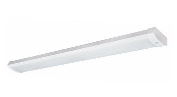 ASD LED Wrap Fixture 4ft 32/40/48W 120-277V 0-10V Dimmable 120Lm/W 3500/4000/5000K with Motion Sensor White UL DLC Premium