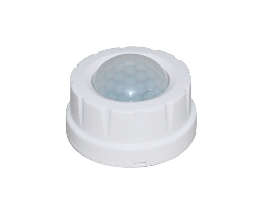 BLE PIR Motion sensor, 12-24V, Screw-in, 0-10V, Daylight Harvesting, 8-40ft, White, IP65, Parameters set by Silvair App