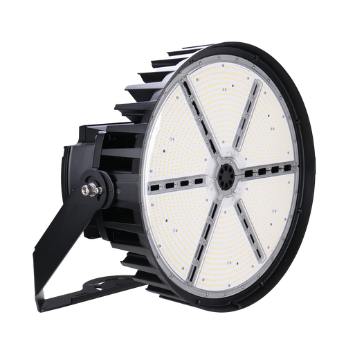 SIG2 Sports Light & High Bay, PowerSet 800/750/700W, 4000K, 60° Lens, 120-277V, 0-10V Dimming, Black