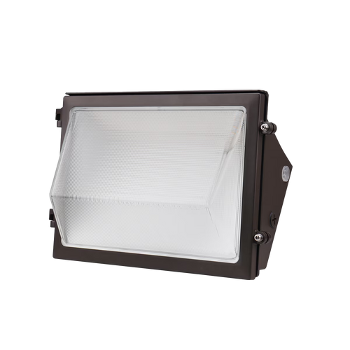 TWP1 Traditional Wall Pack, PowerSet 45/35/25W, 4000K, 120-277V, 0-10V Dimming, Photocell, Bronze