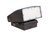 Eiko Wall Pack Adjustable, 80/65/50W, 3000/4000/5000K, 100-347V, Photocell - LED wall pack light with adjustable watts and color temperature features, suitable for outdoor lighting.