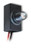 Westgate Manufacturing Button Photocell, 120-277Vac, 500W, black rectangular sensor with circular sensor lens and wiring