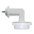 Westgate Manufacturing 12-24VDC, Westgate Lighting Swivel Arm For 3.5Mm Plug-In 1-Pin Audio-Jack Sensors, white swivel arm with 3.5mm plug for audio sensors.