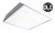 Alphalite LED Prismatic Troffer, ceiling-mounted 2x2 foot lighting fixture with adjustable CCT (50K, 40K, 35K), 0-10V dimming, and 34/24/18W wattage options for energy-efficient indoor lighting.