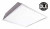 Alphalite LED Prismatic Troffer, 2’ x 2’ with 41W, 5000K color temperature, 82+ CRI, 0-10V dimming, suitable for 120-277V input, ceiling-mounted lighting fixture.