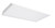 Alphalite LED Prismatic Troffer, 2’ x 4’ LED recessed lighting fixture with 0-10V dimming, 120-277V input, 82+ CRI, adjustable color temperature (50/40/35K), and wattages of 48/34/26W for energy-efficient commercial lighting.