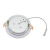 LED Ultra Slim Recessed Lights with Wet Location, 9W, 2700K/3000K/3500K/4000K/5000K - RSL4-ADJ-MCT5-WP