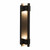 Westgate Manufacturing CREST WALL SCONE COVER, Crest by Westgate - Bronze Grasp, a modern wall-mounted light fixture with a bronze grasp finish illuminated from both top and bottom, designed for outdoor or indoor use.