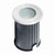 Westgate Manufacturing 12V Integrated LED In Ground Lights - IGL-3W-40K, modern in-ground landscape lighting fixture with a circular LED light and durable black and silver construction.