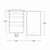 Westgate Manufacturing 12V Integrated LED In Ground Lights, IGL-3W-40K, technical drawing showing dimensions and design features
