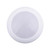Eiko DSD6/13W/9FCCT/120DTWH Downlight Surface Disk 6IN 1040LM 13W 90CRI 27/30/35/40/5000K DIM Triac White, surface mount LED downlight with round white trim and frosted lens, energy-efficient lighting for residential and commercial spaces.