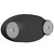 Westgate Manufacturing LED 2-Head Mini Emergency Light, 1W, 6000K, black compact LED emergency light with two adjustable 6000K LED light heads.