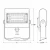 LED X-Gen. Extra Small Flood Lights with U Bracket, 15W, 3000K - LFX-XS-15W-30K-TR