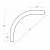 90° Arm for LR-ECO Series,(Mounting Strap Incl.) - LR-ECO-ARM