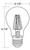 Westgate Manufacturing A19 LED BULB, E26, 110~130V, 7W 700LM 4000K dimmable, energy-efficient light bulb with detailed dimensions and filament design.