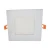 LED Square Ultra Slim Round-Back Recessed Lights - SSLRB6-MCT5