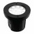 Westgate Manufacturing Integrated LED Well Lights, 6W, 3000K - WLL-105-30K-BK, black outdoor landscape lighting fixture with multiple LED bulbs for pathway and landscape illumination.