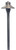 Westgate Manufacturing Landscape Lighting - Aged Nickel Area Lights - LA-112-AN, outdoor aged nickel finish area light fixture on a pole.